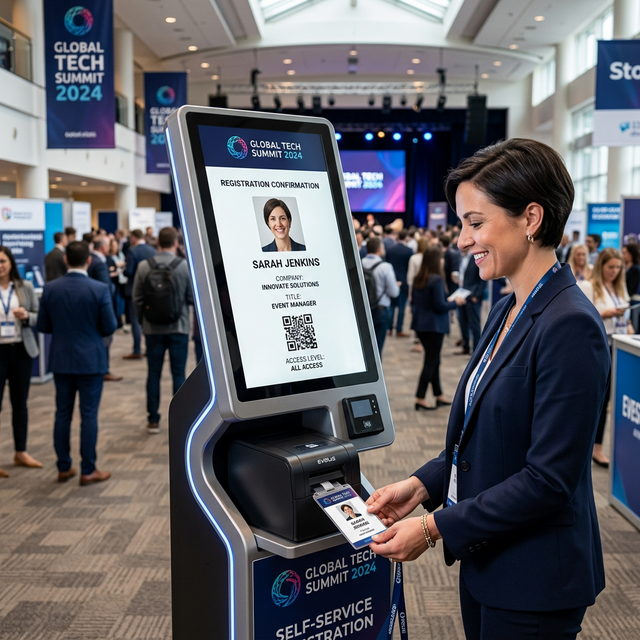 BadgeSystem – Event Badge Printing Kiosk